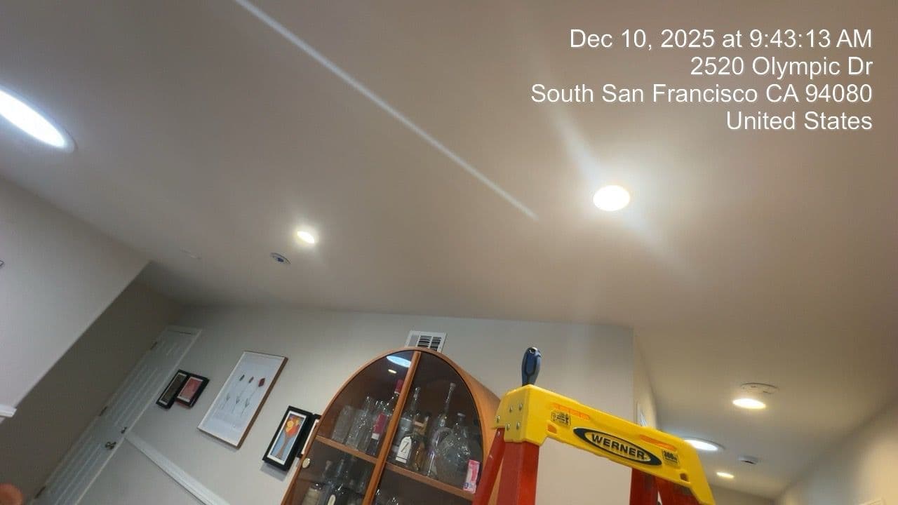 LED Recessed Lighting Installation in South San Francisco
