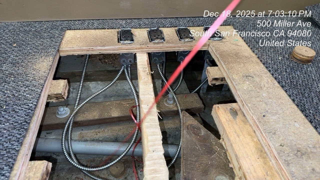 New 120V 20A Outlets Installed for Festive Events in South San Francisco image