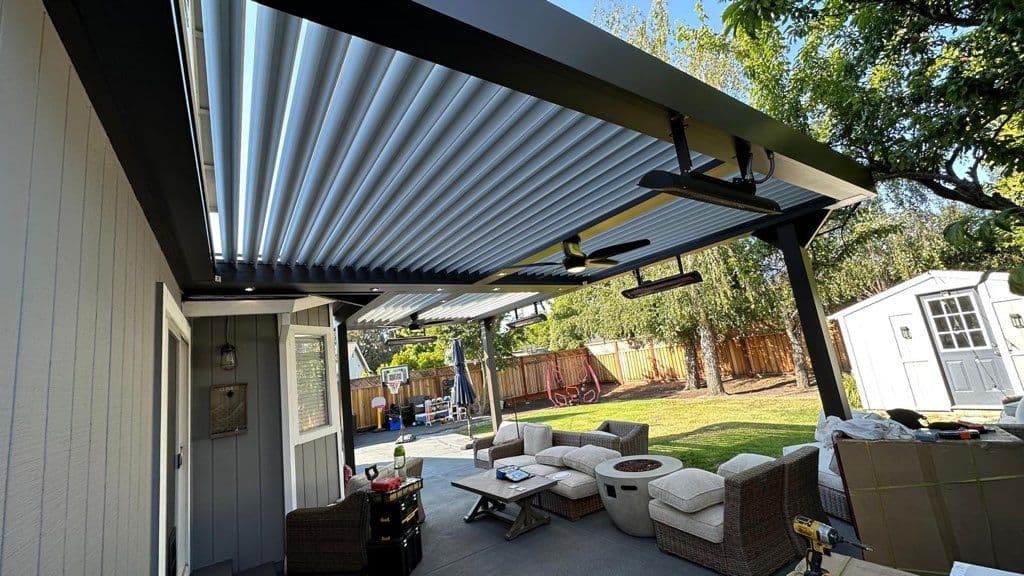 Gallery photos for Cozy Backyard Lighting and Comfort in San Mateo: Image #1