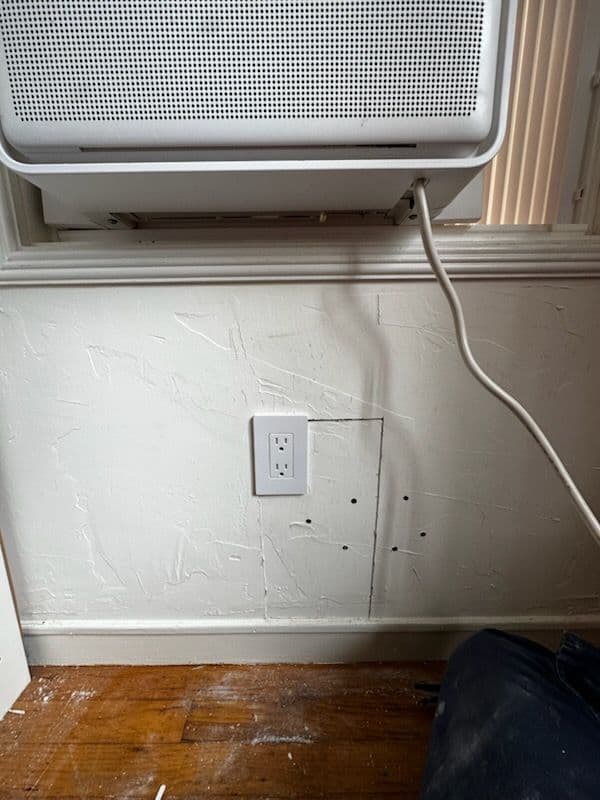 Gallery photos for New 120V Circuit Installation for AC Unit: Image #3